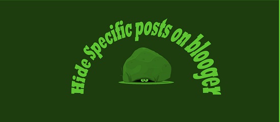 Hide specific posts: Akeentech blog
