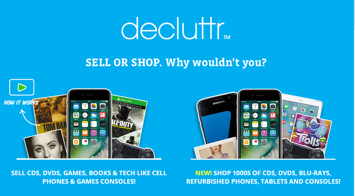 Decluttr selling stuff online and make money