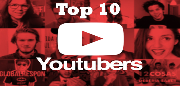 Top 10 Youtubers in the world